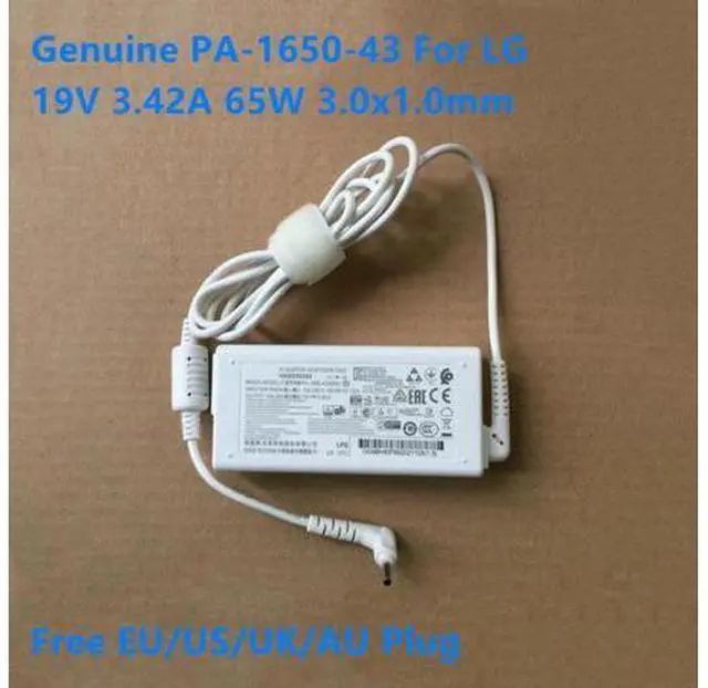 Main image of PA-1650-43 19V 3.42A 65W Laptop Power Adapter Charger For LG Gram 13Z 15Z970 14Z970 14Z950 15Z975 13Z975 15Z980 15Z96