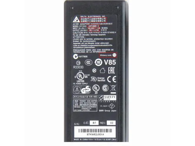 Alt view image 2 of 2 - 19V 4.74A 90W Delta ADP-90MD H ADP-90MD BB Power Supply AC DC Adapter Charger For XGIMI HOME Play XH20K XJ09D Z6 Z6X Z4