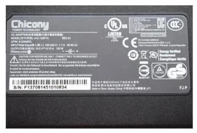 Alt view image 2 of 2 - 19.5V 6.15A 120W Chicony A12-120P1A AC Adapter ADP-120MH D For MSI GE60 GE70 GP70 GS70 GS60 Gaming Power Supply Charger
