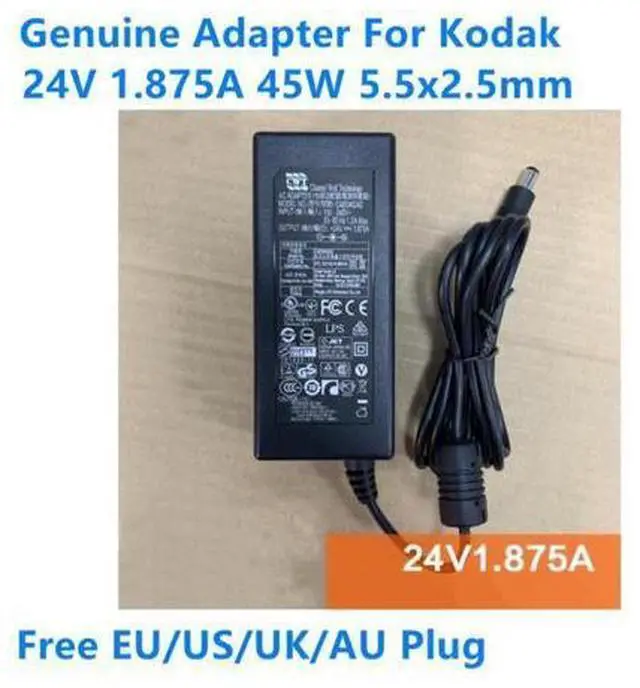 Main image of 24V 1.875A 45W CWT CAE045242 Power Supply AC Adapter For Kodak Scanner Power Charger