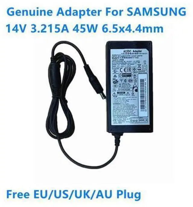 Main image of A4514_DSM 45W AC Adapter Charger For SAMSUNG 14V 3.215A UE590 TD390 HW-H500 T22D390EW A4514_FPN LED Monitor Power Supply