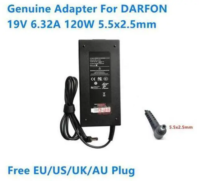 Main image of 19V 6.32A 120W 5.5x2.5mm BAA21902 Power Supply AC Adapter For DARFON MSI Laptop Charger
