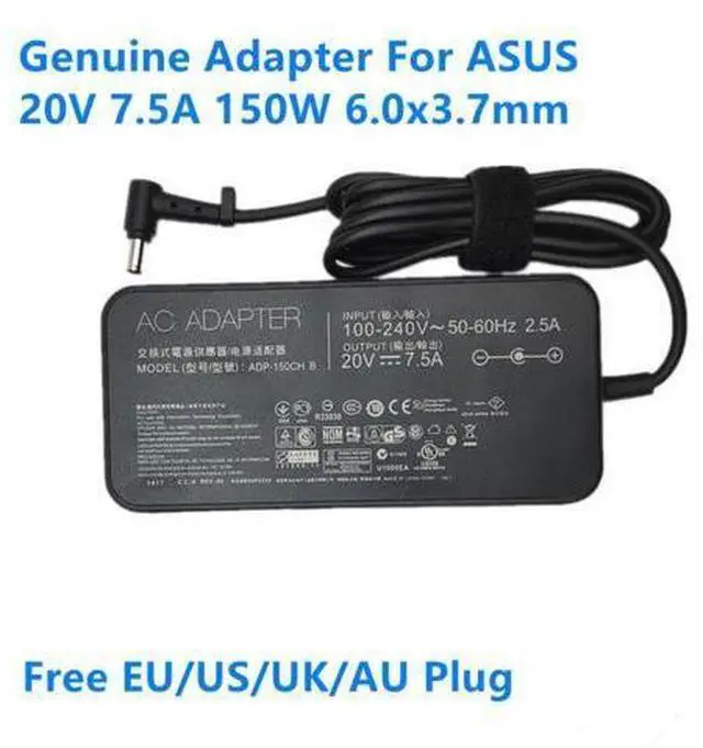 Main image of ADP-150CH B AC Adapter Charger For ASUS ROG G531GT FX505GT FX705DT A18-150P1A 20V 7.5A 150W Laptop Power Supply Adapters