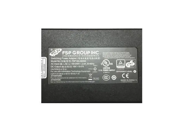 Alt view image 2 of 2 - FSP 19V 9.47A 180W FSP180-ABAN1 FSP180-ABAN2 AC Adapter For ACER ASPIRE AZ5771 Z3770 Z5770 PA-1181-09 Laptop Charger