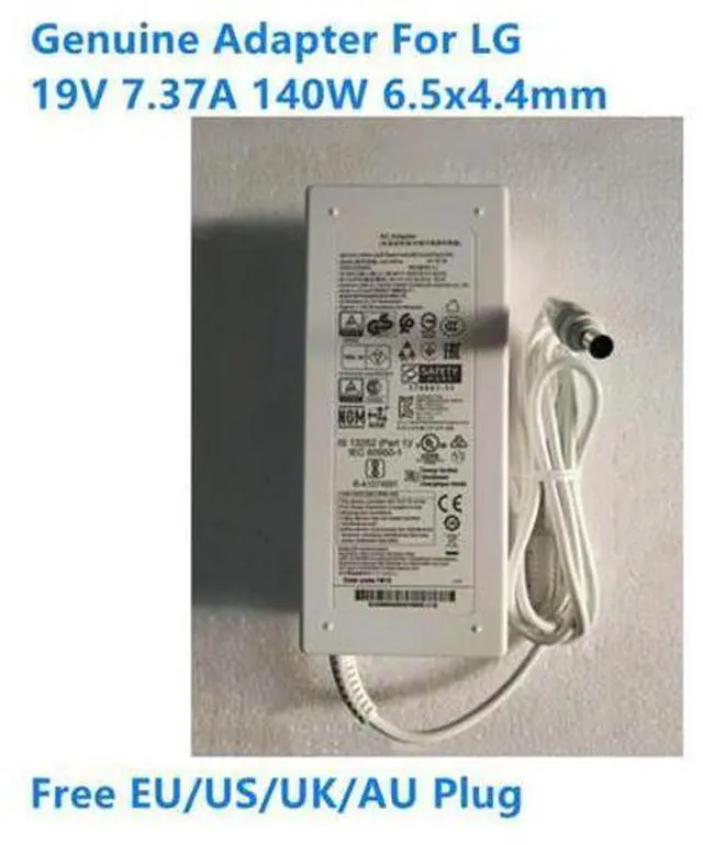 Main image of 19V 7.37A 140W A16-140P1A LCAP31 for LG 34-Inch Ultra Wide QHD Monitor LED Adapter 27UD88-W 34UM9SP 34UM94 34UM95