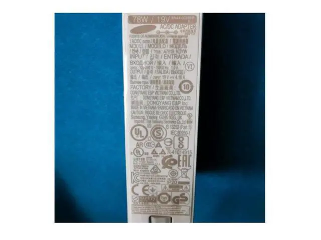 Alt view image 2 of 2 - 19V 4.19A 78W A7819_KDYW BN4400888B A7819_KDY Power Supply AC Adapter For SAMSUNG LC27FG70F LC27FG73FQ Monitor Charger