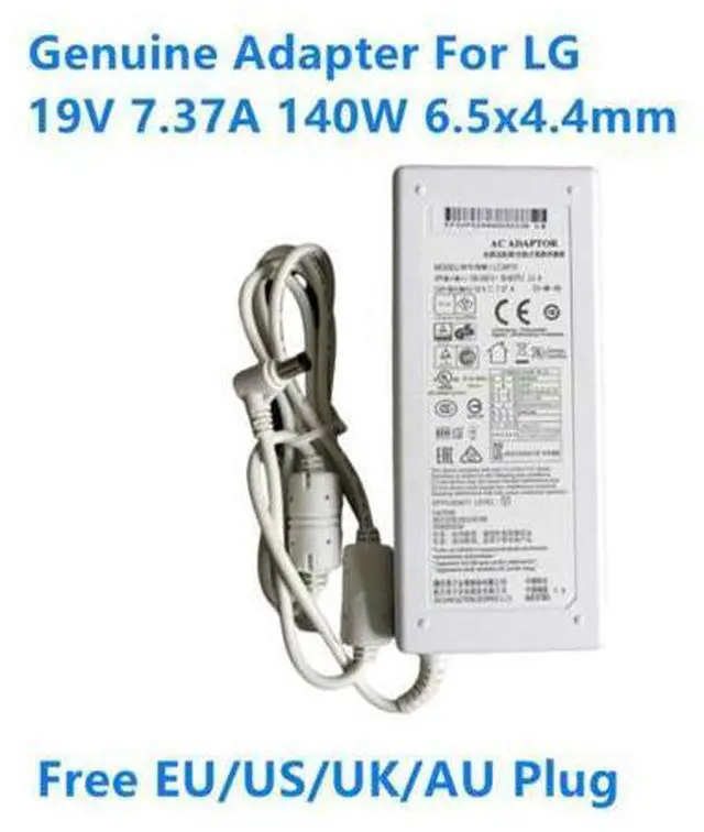 Main image of 19V 7.37A 140W LCAP31 EAY62949001 AC Adaptor For LG 34-Inch Ultra Wide QHD 27UD88-W 34UM94 Monitor Power Supply Charger
