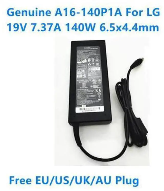Main image of A16-140P1A 19V 7.37A 140W Power Supply AC Adapter For LG 34-Inch Ultra Wide QHD 27UD88-W 34UM94 34UM95 Monitor Charger