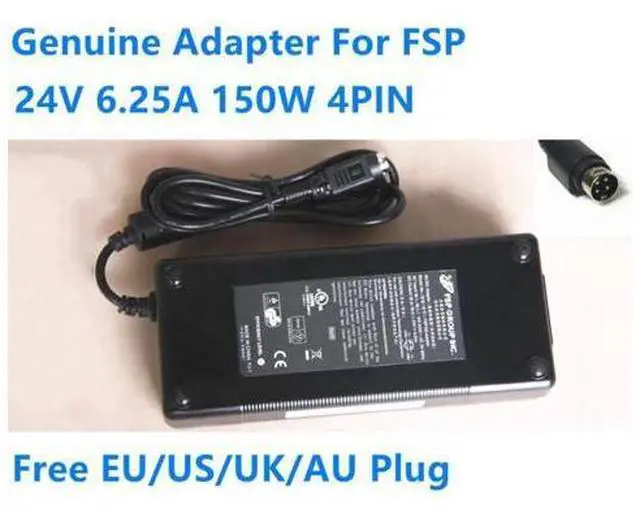 Main image of 24V 6.25A 150W 4PIN FSP FSP150-AAAN1 FSP150-ABA AC Adapter For PROTECH POS PS5001 STEALTH TOUCH M54 TARGA LT3010 Charger