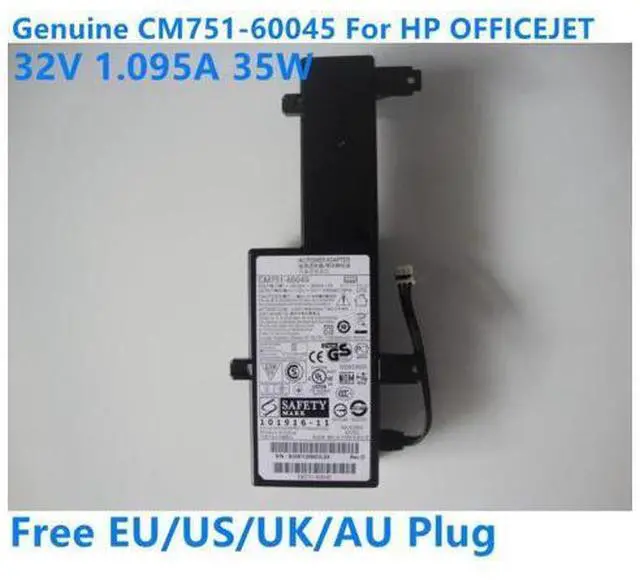 Main image of 32V 1095mA/1.095A CM751-60045 CM751-60190 AC Power Supply Adapter For HP OFFICEJET PRO 8100 8600 PRINTER 8610 Charger