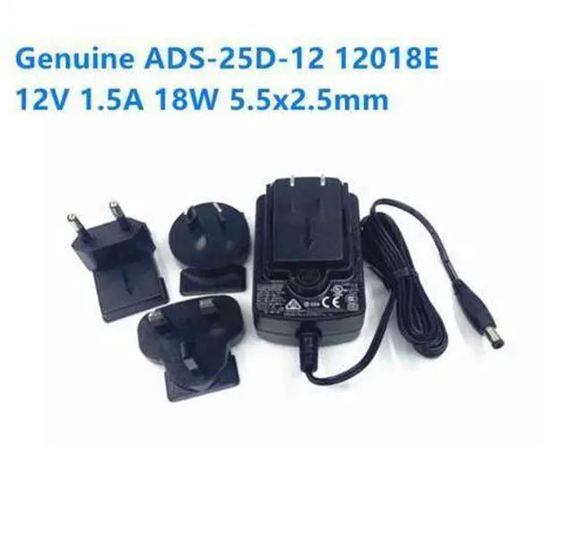 Main image of 12V 1.5A 18W AC Adapter For HOIOTO ADS-25D-12 12018E ADS-18D-12B 12018G Power Supply Charger With EU/US/UK/AU Plug