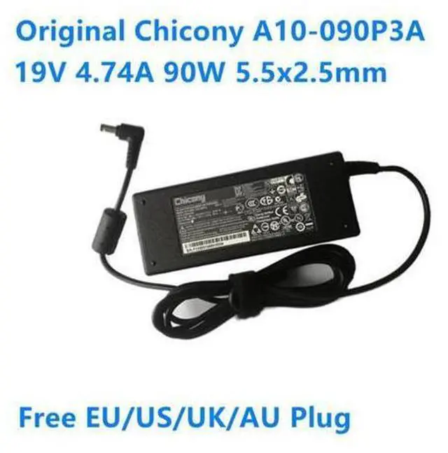 Main image of Chicony A10-090P3A 19V 4.74A 90W 5.5x2.5mm AC Adapter For MSI PS42 A15-090P1A A16-090P1A Laptop Power Supply Charger