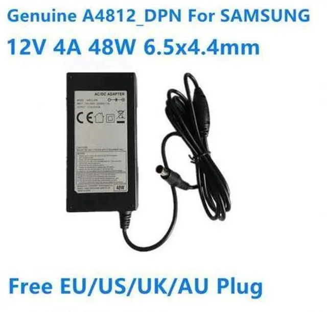 Main image of 12V 4A 48W A4812_DPN PSCV360104A AC Power Adapter For SAMSUNG P2370 620TVL For LG 12V 3A Power Supply Adapter Charger