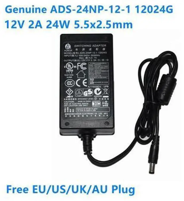 Main image of HONOR ADS-24NP-12-1 12024G 12V 2A 24W AC Switching Adapter For 24W Power Supply Charger