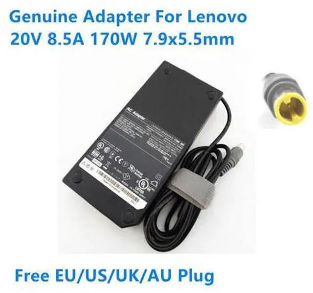 Main image of 20V 8.5A 170W 7.9x5.5mm 45N0113 45N0115 45N0349 AC Adapter For Lenovo ThinkPad W520 W530 Laptop Charger Power Supply