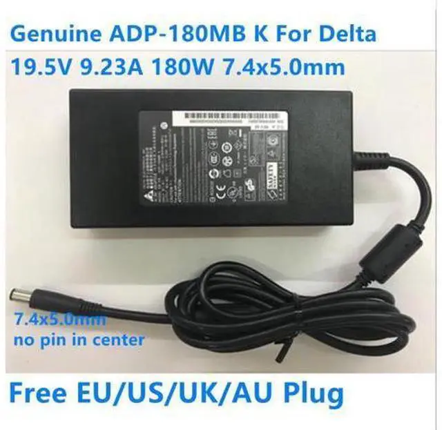 Main image of 19.5V 9.23A 180W 7.4x5.0mm Delta ADP-180MB K AC Adapter For MSI GE63 GE75 RAIDER 8SE GL63 Laptop Power Supply Charger