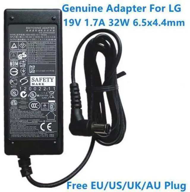 Main image of 19V 1.7A 32W ADS-40SG-19-3 19032G AC Switching Adapter For LG LED Monitor E2242C IPS277 LCAP16A-A Power Supply Charger