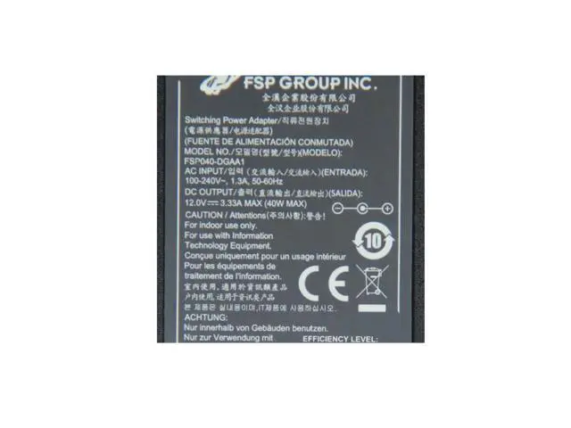 Alt view image 2 of 2 - FSP 12V 3.33A 40W FSP040-DGAA1 FSP040-RHAN2 AC Adapter For Paloalto PA200 QP-3100 TERMINAL Laptop Power Supply Charger