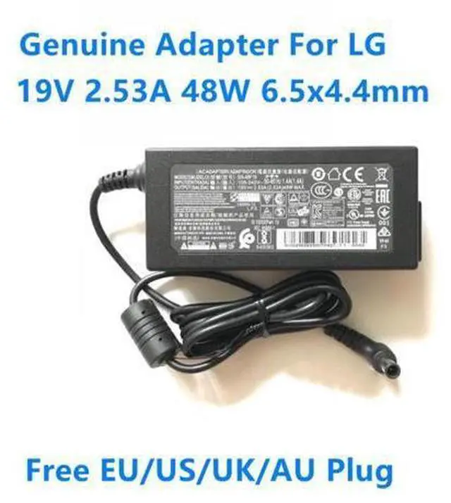 Main image of 19V 2.53A 48W DA-48F19 LCAP35 LCAP45 AC Adapter For LG 32 inch TV 32MB25VQ 32LF5800 LCD MONITOR Laptop Power Charger