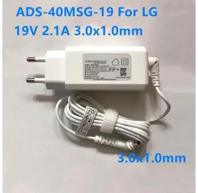 Main image of ADS-40MSG-19 19040GPK 19V 2.1A 40W 3.0X1.0mm WA-40G19FS AC Adapter For LG GRAM 14Z950 15Z970 Laptop Power Supply Charger