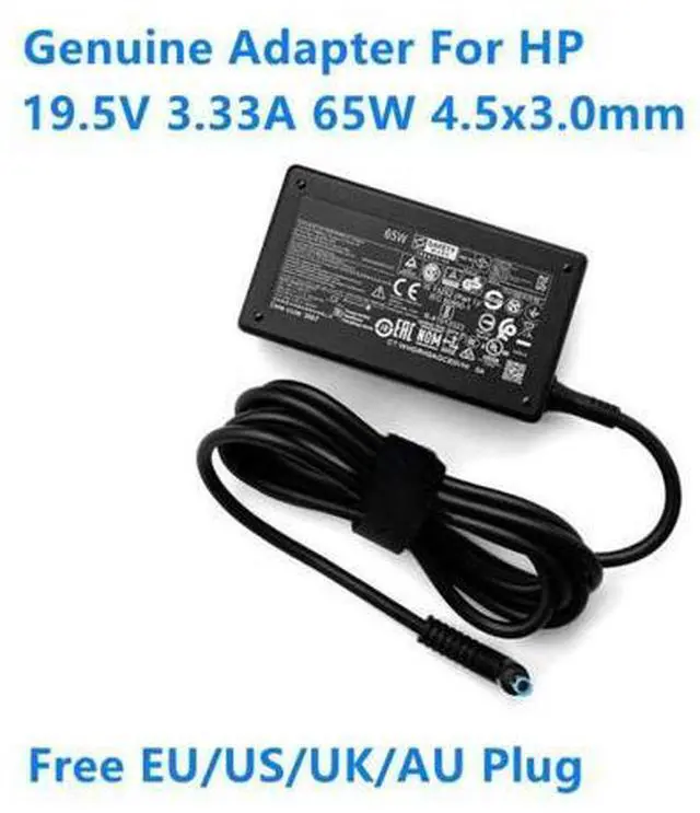 Main image of 19.5V 3.33A 65W TPN-CA16 TPN-LA16 TPN-LA17 AC Adapter For HP Laptop Power Supply Charger