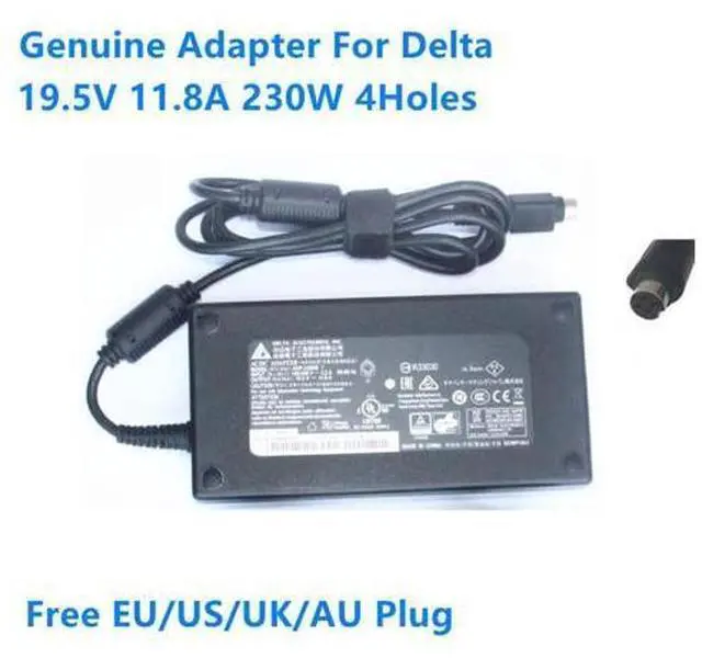 Main image of DELTA ADP-230EB T 19.5V 11.8A 230W AC Adapter For MSI GT62VR 7RE-417CN CLEVO NP9752 P750ZM Laptop Power Supply Charger