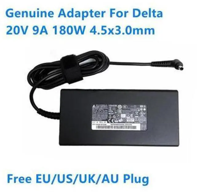 Main image of 20V 9A 180W Delta ADP-180TB H AC Power Adapter For MSI GF75 MS-17FS GL66 11UGKV-001 11UEK-207XRU Gaming Laptop Charger