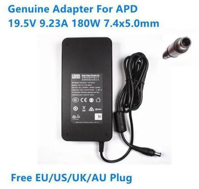 Main image of 19.5V 9.23A 180W 7.4x5.0mm APD DA-180D19 Power Supply AC Adapter For Laptop Power Charger