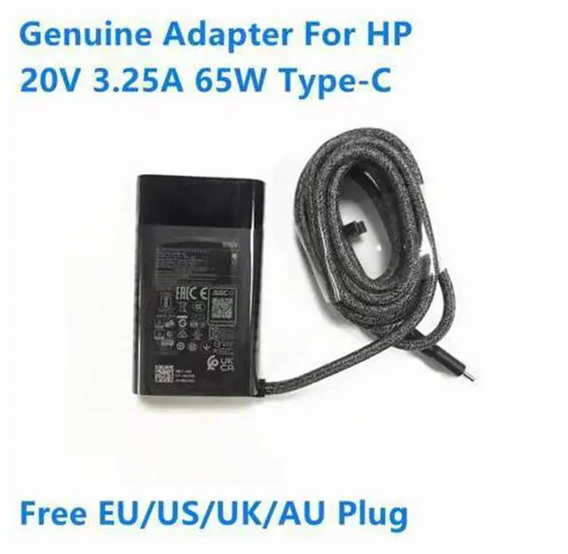 Main image of 65W 20V 3.25A Type-C TPN-LA12 TPN-CA10 AC Power Adapter For HP SPECTRE X360 13AF-012DX ELITEBOOK 1040 G4 Laptop Charger