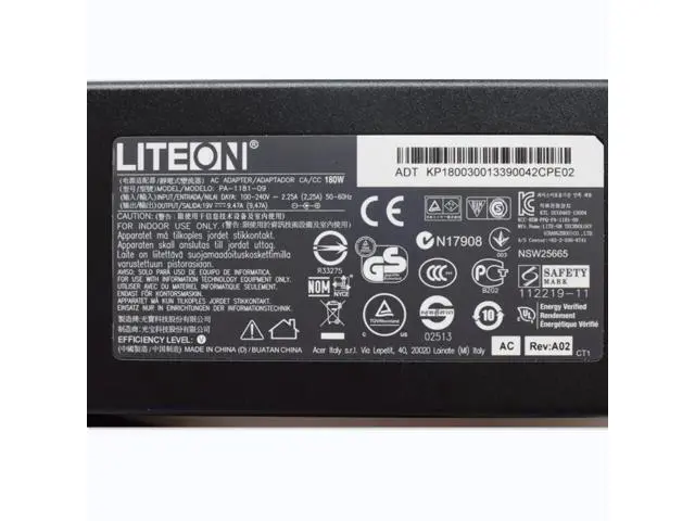Alt view image 2 of 2 - PA-1181-09 19V 9.47A 180W FSP180-ABAN1 AC Power Supply Adapter For ACER ASPIRE Z3770 Z5770 AZ3771 AZ5771 Laptop Charger
