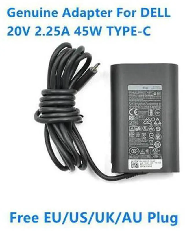 Main image of 20V 2.25A 45W Type-C LA45NM150 DA45NM150 Power Supply AC Adapter For DELL XPS12 9250 LATITUDE 11 5179 Laptop Charger