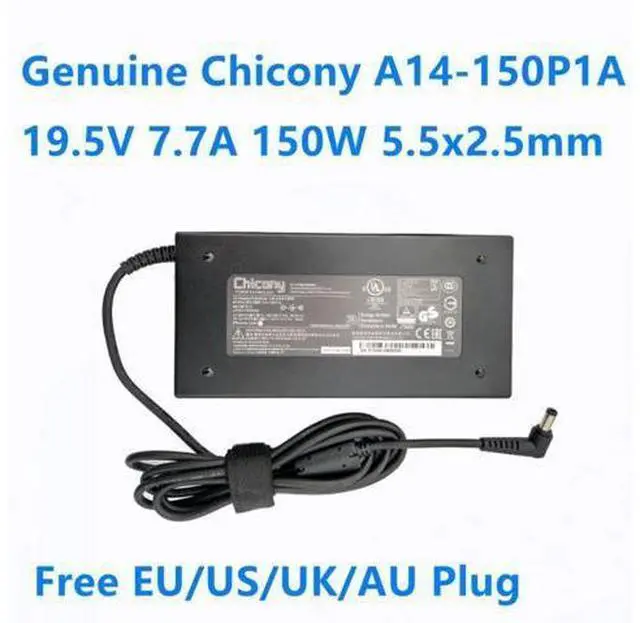 Main image of Chicony A14-150P1A 19.5V 7.7A 150W 5.5X2.5mm A150A004L AC Power Adapter For MSI GP73 GS63VR GS70 GS60 2PL Laptop Charger