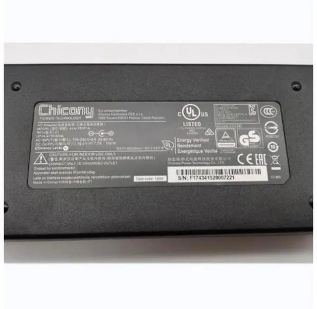 Alt view image 2 of 2 - Chicony A14-150P1A 19.5V 7.7A 150W 5.5X2.5mm A150A004L AC Power Adapter For MSI GP73 GS63VR GS70 GS60 2PL Laptop Charger