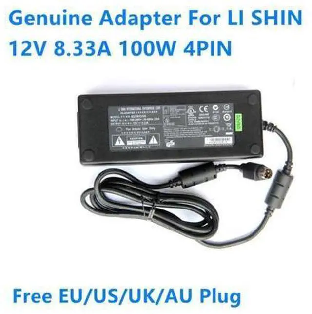 Main image of 12V 8.33A 100W 4PIN Li Shin 0227B12100 AC Adapter For NAS QNAP TS-419P II NAS Delta ADP-100EB EA11003E Power Charger