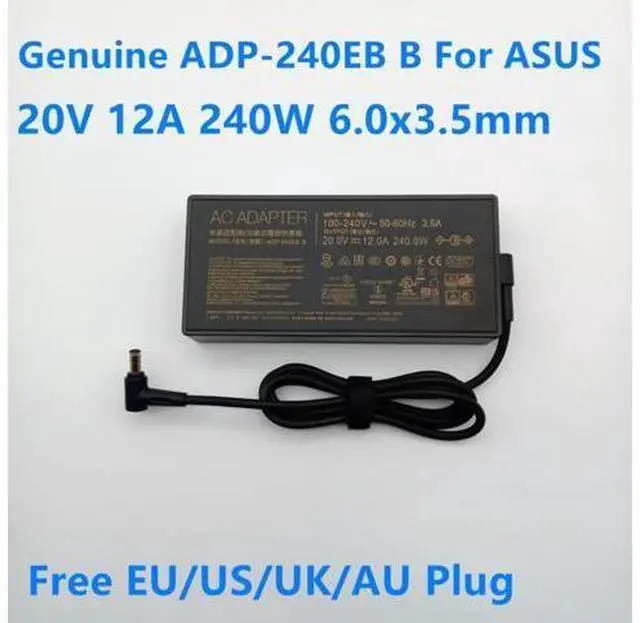 Main image of 20V 12A 240W ADP-240EB B A20-240P1A Laptop Charger AC Adapter For ASUS ROG 15 RTX2080 G733QS UX582LR Power Supply