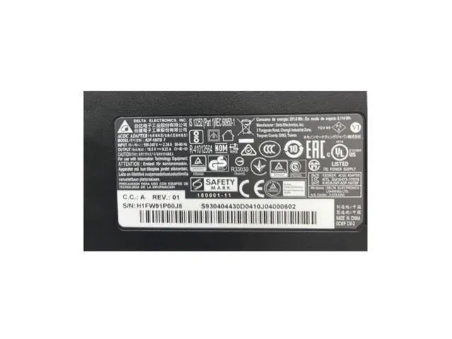 Alt view image 2 of 2 - DELTA ADP-180TB F 180W 19.5V 9.23A Power Supply AC Adapter For MSI GS65 GS73 GE72VR Laptop Charger ADP-180TB H 20V 9A