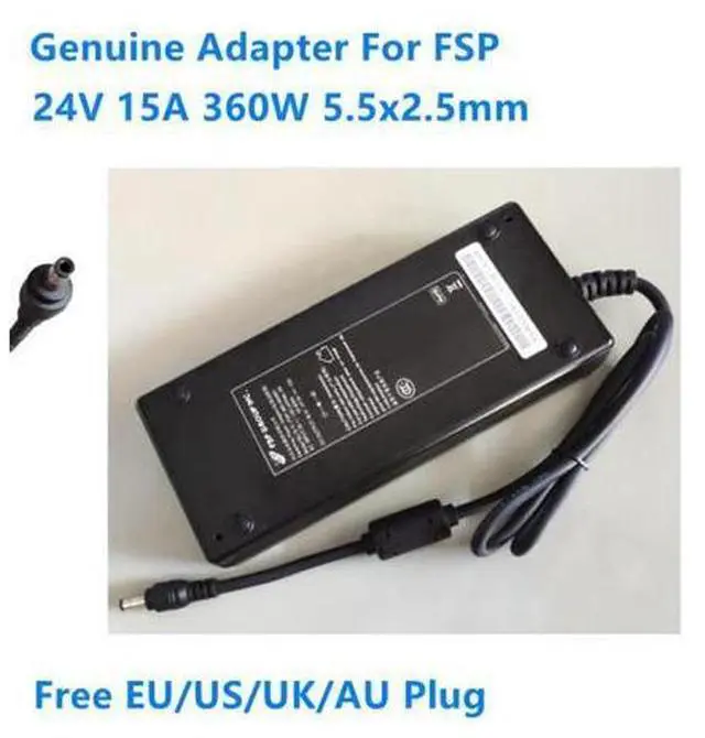 Main image of 24V 15A 360W 5.5x2.5mm FSP-360-AAAN1 AC Switching Power Adapter For FSP Power Supply Charger