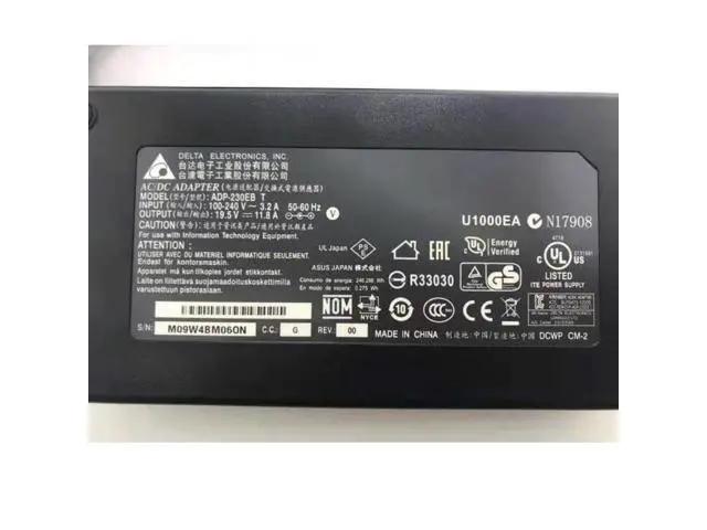 Alt view image 2 of 2 - Delta 230W 19.5V 11.8A ADP-230EB T AC Adapter For ASUS ROG GM501GS GL702VS GL703 Gaming Laptop Power Supply Charger