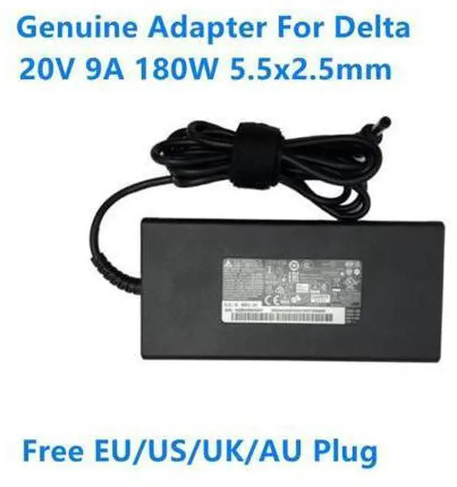 Main image of 20V 9A 180W 5.5x2.5mm DELTA ADP-180TB H Thin AC Adapter For MSI GS66 STEALTH 10SE-044 GF65 Laptop Power Supply Charger