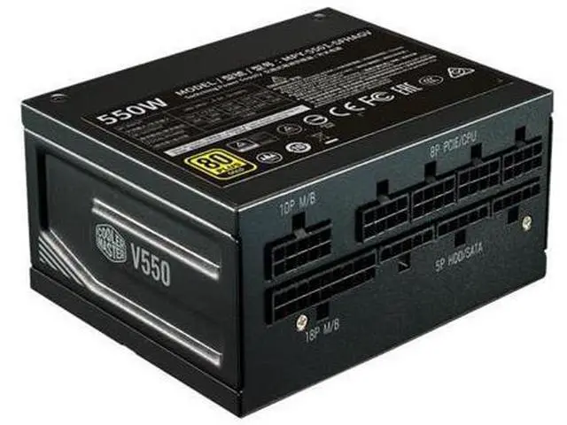 Alt view image 2 of 6 - PSU For Cooler Master Full Modular 80plus Gold SFX ITX 550W Power Supply V550