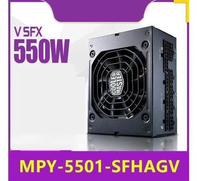 Alt view image 4 of 6 - PSU For Cooler Master Full Modular 80plus Gold SFX ITX 550W Power Supply V550