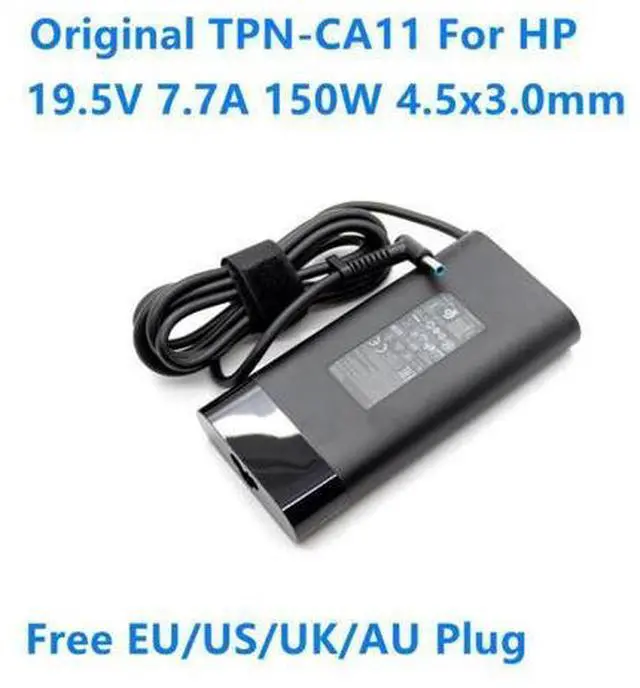 Main image of AC Adapter For HP 150W 19.5V 7.7A TPN-CA11 917677-001 917649-850 TPN-DA09 TPN-DA03 Power Supply Charger