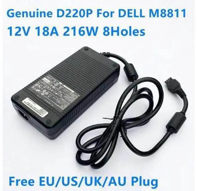 Main image of 12V 18A 216W 8Holes D220P-01 M8811 ADP-220AB B AC Adapter For Dell DA-2 OPTIPLEX SX280 GX745 GX620 SX760 Laptop Charger
