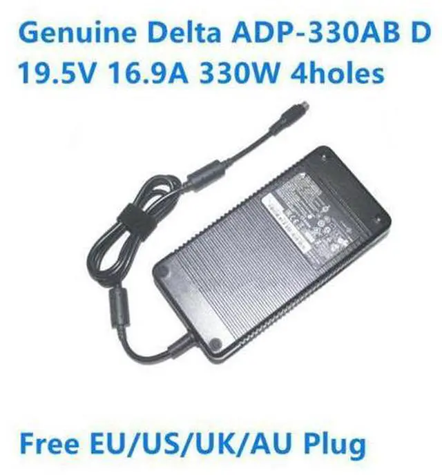 Main image of DELTA ADP-330AB D 19.5V 16.9A 330W 4Holes A17-330P2A AC Adapter For MSI GT73VR GT62VR GT80 GT75 GAMING Laptop Charger