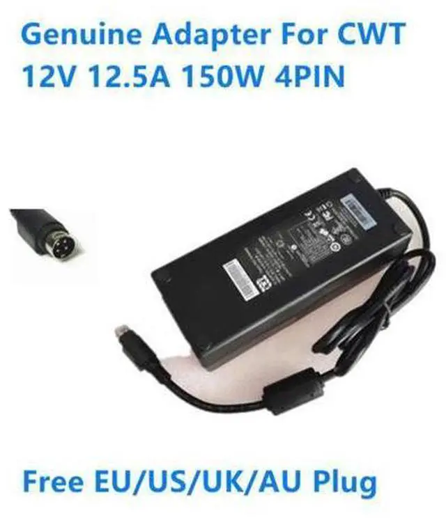 Main image of 12V 12.5A 150W 4PIN CAD150121 KPE150F-VI AC Adapter For CWT Power Supply Charger