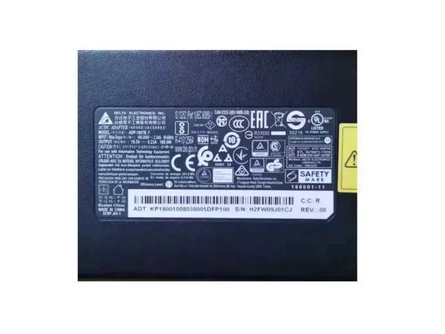 Alt view image 2 of 2 - 19.5V 9.23A 180W 5.5x1.7mm DELTA ADP-180TB F Power Supply AC Adapter For ACER NITRO 5 AN517 H2FW071043K Laptop Charger