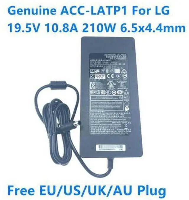 Main image of ACC-LATP1 19.5V 10.8A 210.6W EAY65068601 AC Switching Adapter For LG 32UD99 32UL950 19V 9.48A 180W Monitor Power Charger