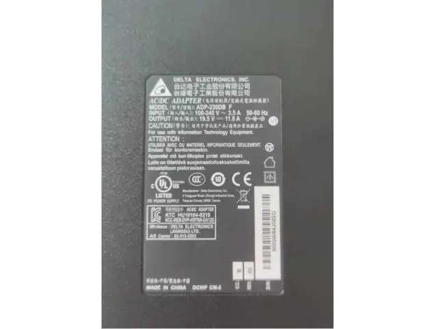 Alt view image 2 of 2 - 19.5V 11.8A 230W DELTA ADP-230DB F ADP-230EB T AC Adapter For MSI GT70 16F3 16F4 GT72 GE73 Laptop Power Supply Charger