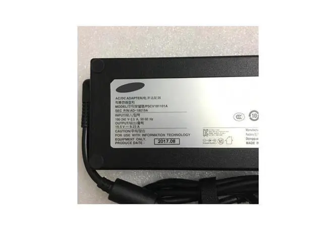 Alt view image 2 of 2 - 19.5V 9.23A 180W AD-18019A PSCV181101A Power Supply AC Adapter For SAMSUNG BA44-00348A Laptop Charger