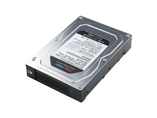 Alt view image 3 of 3 - Tool Dual Bay 2.5 Inch to 3.5 Inch SATA Hard Drive Adapter Enclosure Supports SATA III, RAID 0, RAID 1, JBOD, Nor
